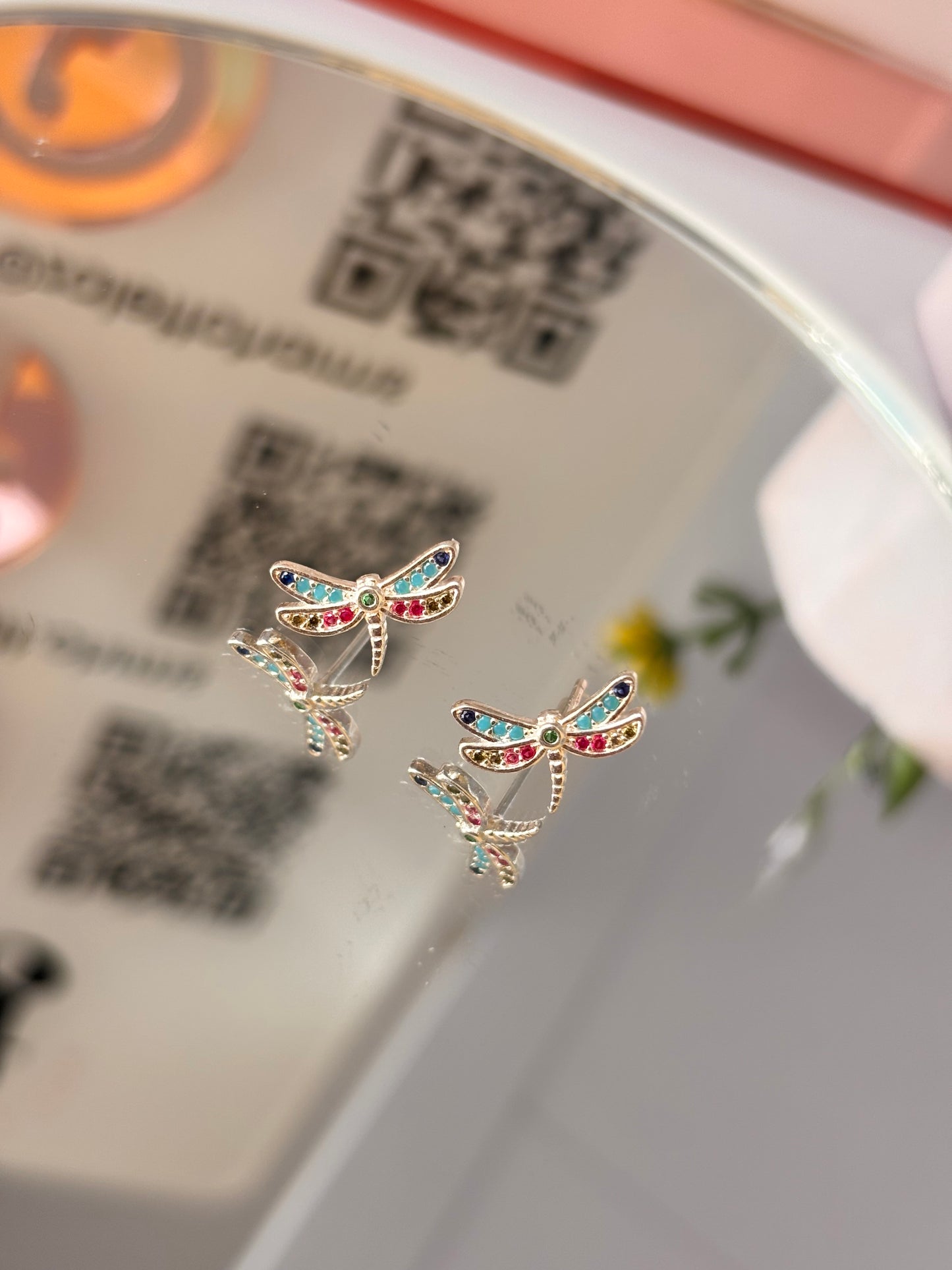Aretes Libélula