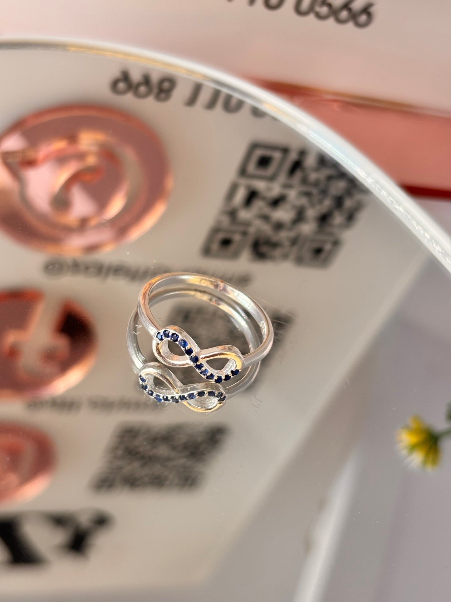 Anillo infinito Azul
