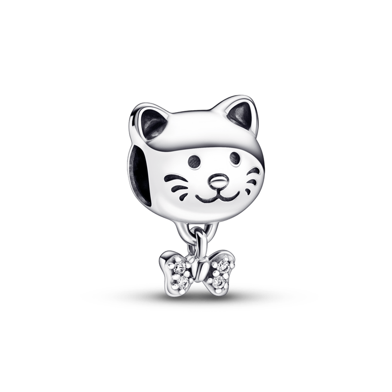 Gato con moño