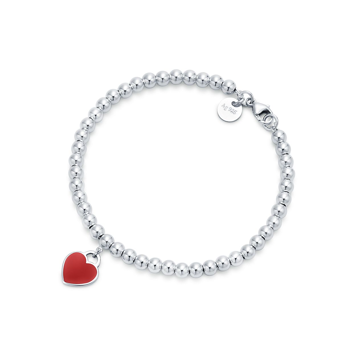Pulsera cuentas y corazón