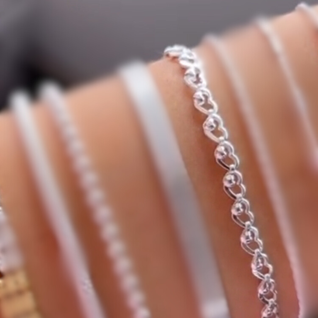 Pulsera Corazones