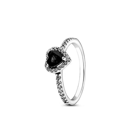 Heart stone ring