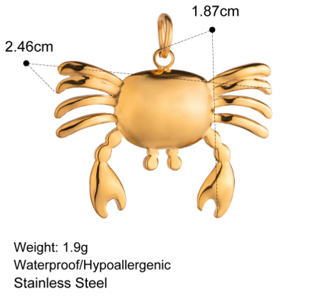 Dije Cangrejo Dorado