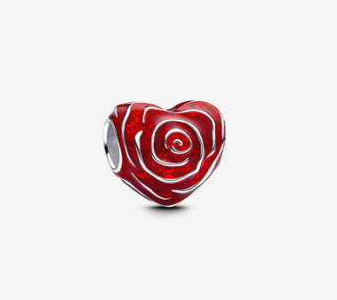 Corazón Rojo con relieve