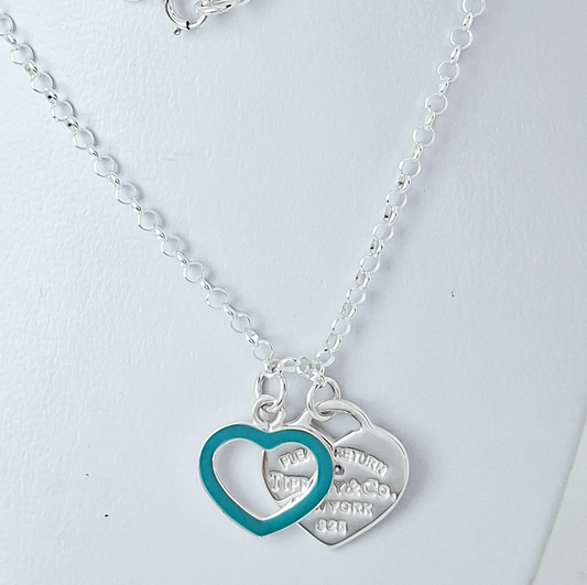 Collar Tiffany Doble Silueta