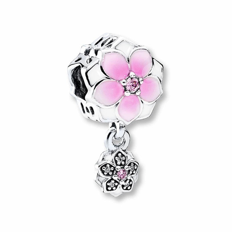 Abalorio Flor Rosa