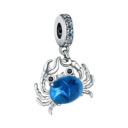Colgante cangrejo azul