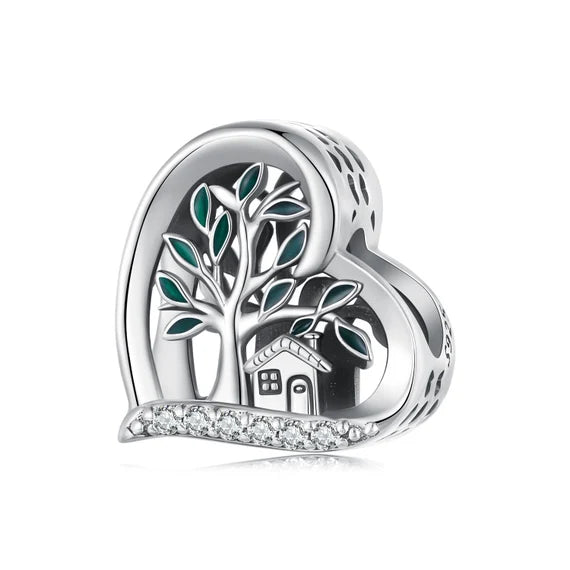 Corazón árbol de vida + casita