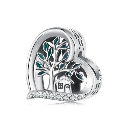 Corazón árbol de vida + casita