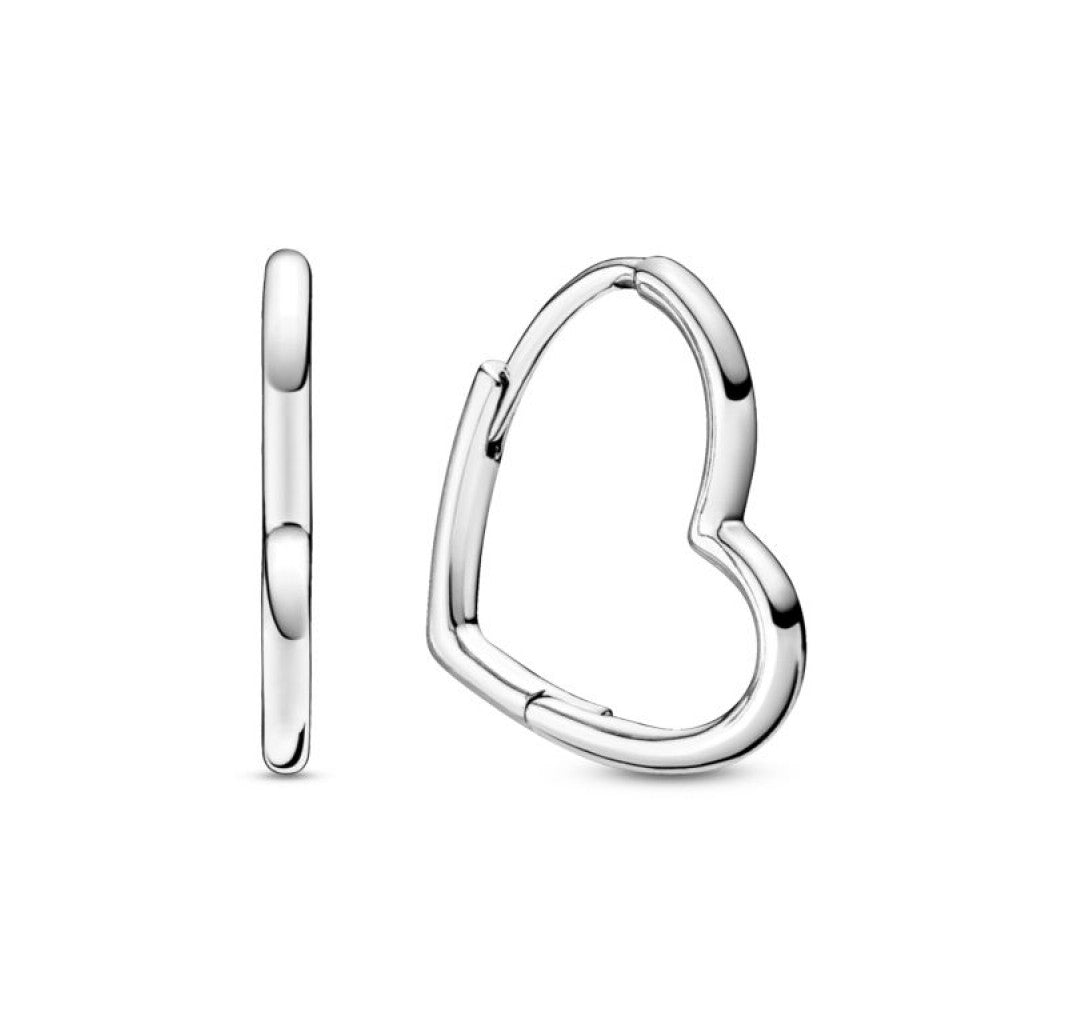 Heart Hoop Earrings