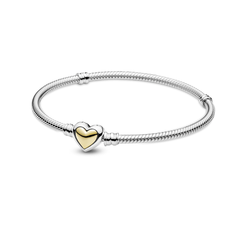 Heart Clasp Bracelet c. Golden 