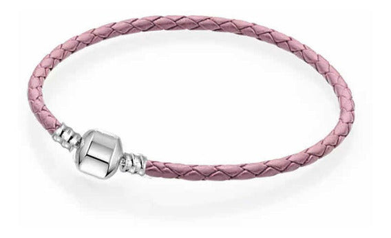 Pulsera Cuero Broche Barril