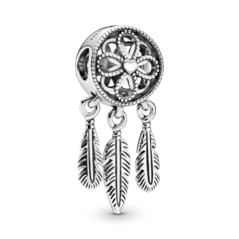 Silver dream catcher