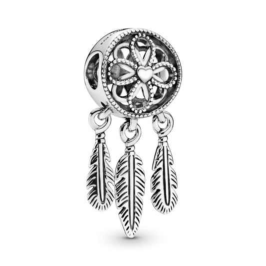 Silver dream catcher