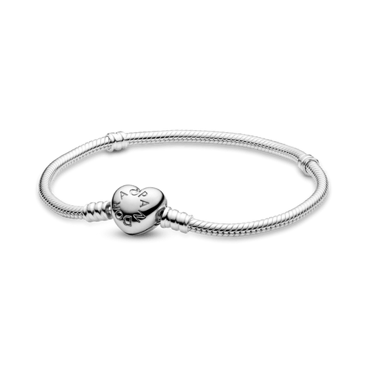 Heart clasp bracelet