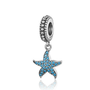 Colgante Estrella Mar Azul