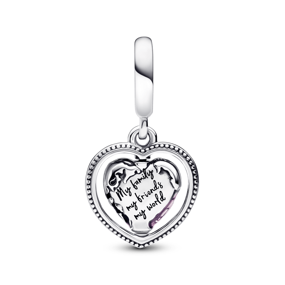 Heart world pendant