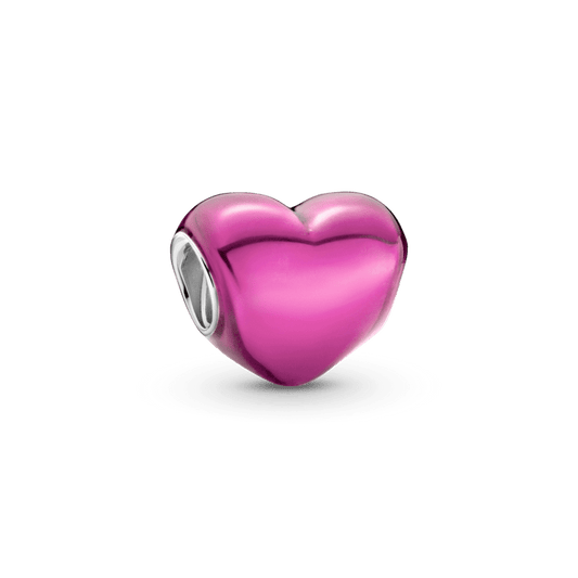 Charm corazón rosa