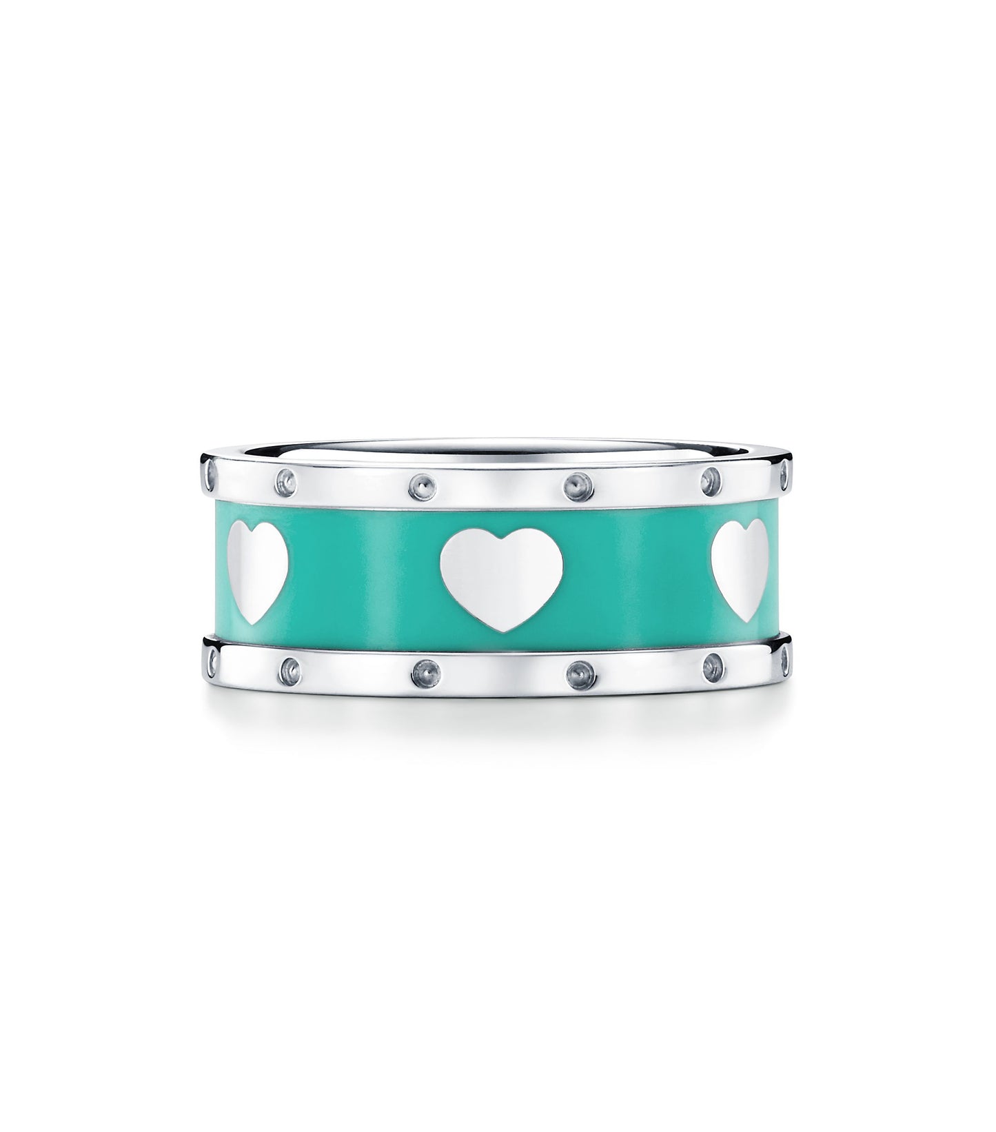 Aqua Hearts Ring