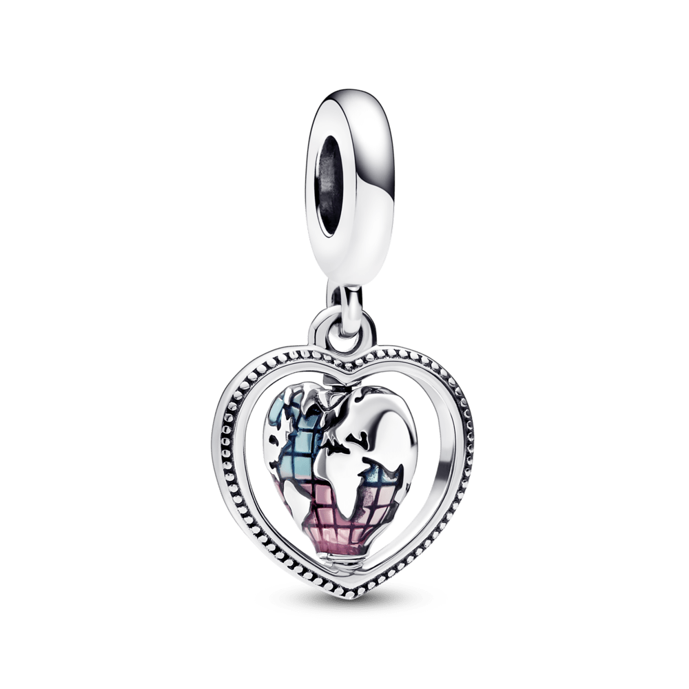 Heart world pendant