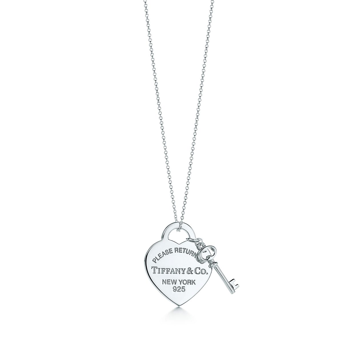 Collar corazón con llave