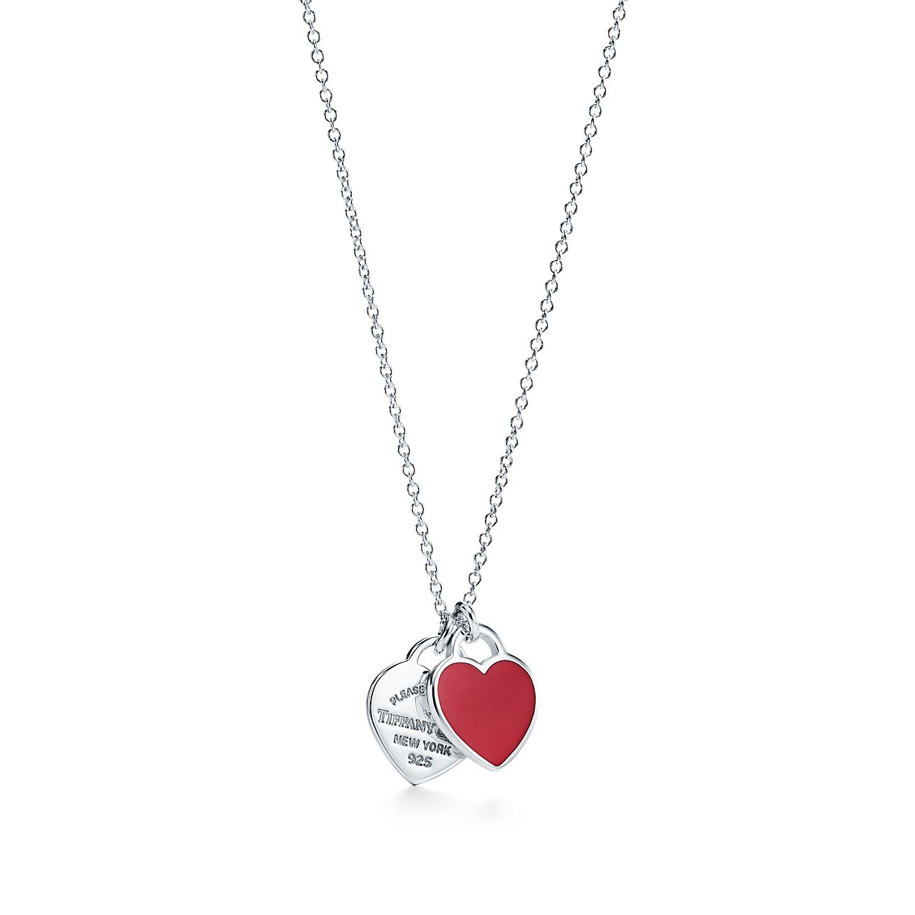 Collar doble corazón