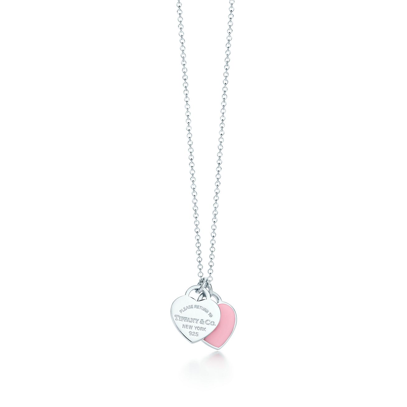 Collar doble corazón